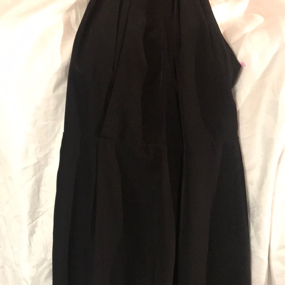 BCBG LBD.  High collar.  Open Back.  Silky lined - Picture 3 of 6